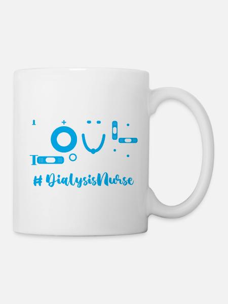 Dialyse Krankenschwester - Tasse - Weiß