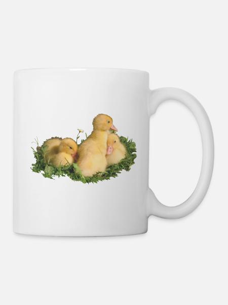Entenküken - Tasse - Weiß
