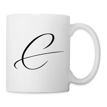 Name mit C Initiale für Clara Charlotte Christian - Tasse - Weiß - Rechts