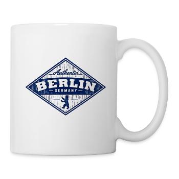 Authentic - Berlin - Vintage - Germany - Diamond - Tasse - Weiß - Rechts