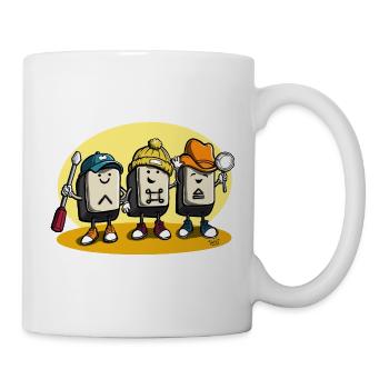 Ctrl-cmd-restart - Tasse - Weiß - Rechts