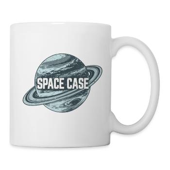 Space Case Planetenkreis Retro-Logo - Tasse - Weiß - Rechts