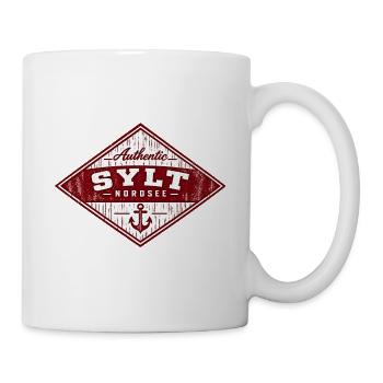 Sylt - Nordsee - Insel - Kampen - Westerland - Tasse - Weiß - Rechts