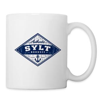 Sylt - Nordsee - Insel - Kampen - Westerland - Tasse - Weiß - Rechts