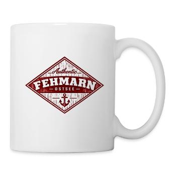 Fehmarn - Insel - Ostsee - Deutschland - Strand - Tasse - Weiß - Rechts