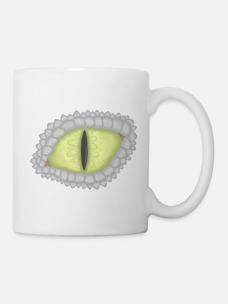 Drachenauge - Tasse - Weiß