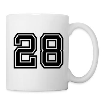 28 - Tasse - Weiß - Rechts