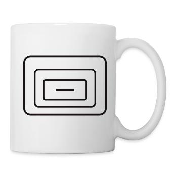 TINNKEO Tiefenebene Mark Schwarz - Tasse - Weiß - Rechts
