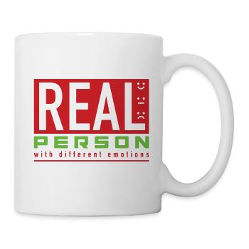 Real Person - Tasse - Weiß - Rechts