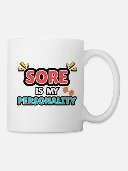 Meine Persönlichkeit ist wund. - Tasse - Weiß