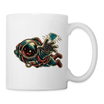 KOSMISCHER ROCKER | Greif nach dem Riff - Tasse - Weiß - Rechts