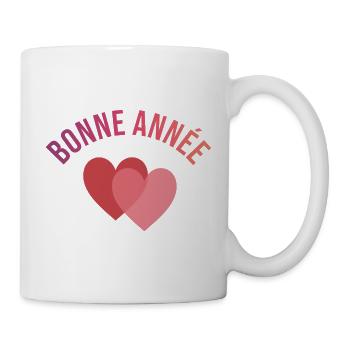 JAHR. FROHES NEUES JAHR. SILVESTER - Tasse - Weiß - Rechts
