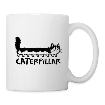 Chat chenille CATerpillar - Tasse - Weiß - Rechts
