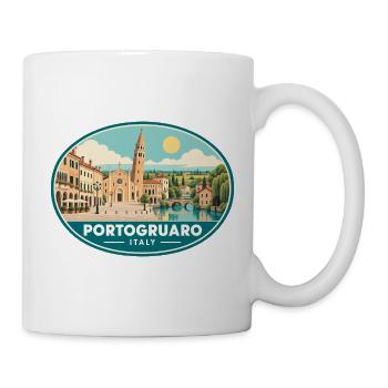 Erleben Sie Portogruaro in Veneto Travel - Tasse - Weiß - Rechts