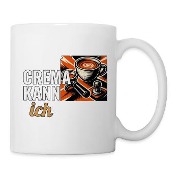 Hobby Barista Geschenk für die erste Siebträger - Tasse - Weiß - Rechts