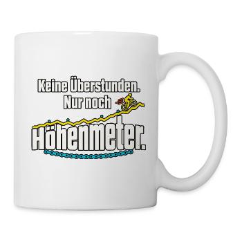 Rentner Fahrrad Ruhestand Spruch - Tasse - Weiß - Rechts