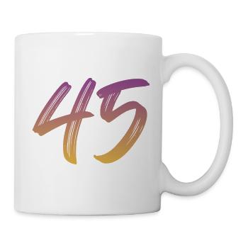 45 - Tasse - Weiß - Rechts