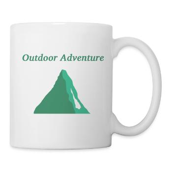 Outdoor - Tasse - Weiß - Rechts