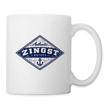 Zingst  - Ostsee Insel - Deutschland - Strand - Tasse - Weiß - Rechts