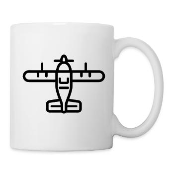 Wasserflugzeug - Tasse - Weiß - Rechts