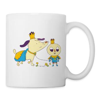 Ein königlicher Spaziergang - Tasse - Weiß - Rechts