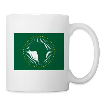 Afrikanische Union – Afrikanische Flagge - Tasse - Weiß - Rechts