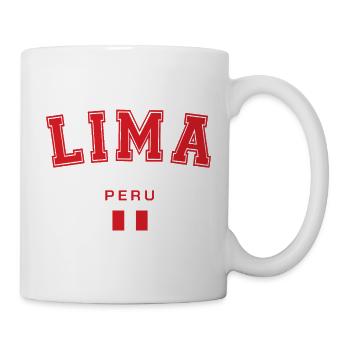 Lima Peru College Look - Tasse - Weiß - Rechts
