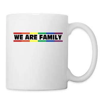 We are Family - Rainbow&Pride - Tasse - Weiß - Rechts