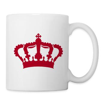 royal crown - Mug - white - Right