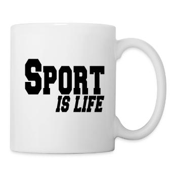 sport is life - Mug - white - Right