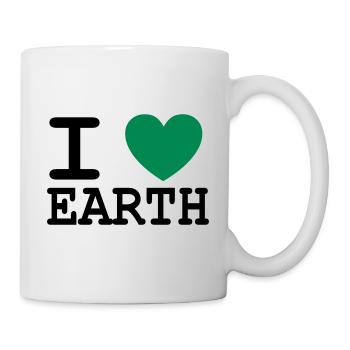 I *heart* earth! - Mug - white - Right