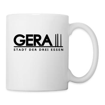 gera - stadt der 3 essen - Tasse - Weiß - Rechts