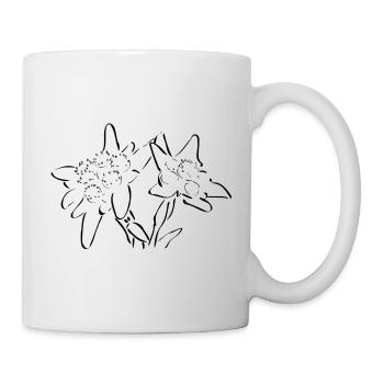 Edelweiß - Tasse - Weiß - Rechts