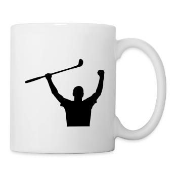Golf - Tasse - Weiß - Rechts