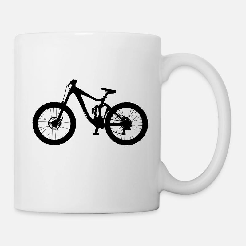 Vélo VTT freeride Downhill Bike Ride - Mug blanc - blanc