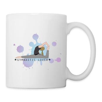 gymnastic lover - Tasse - Weiß - Rechts