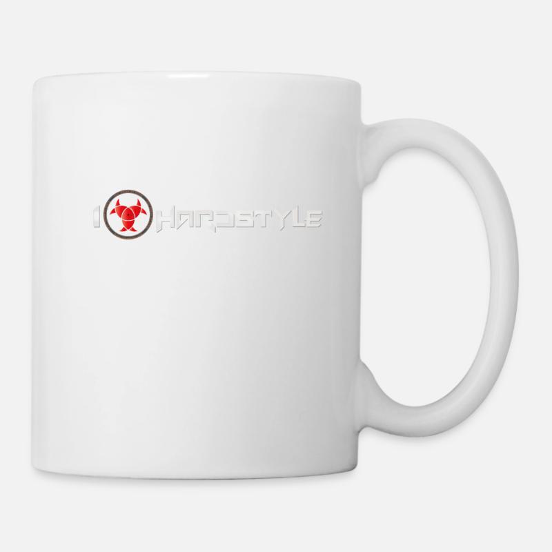 I love Hardstyle - Tasse - Weiß