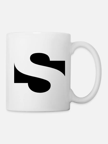 negative s - Tasse - Weiß