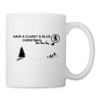 Claret und Blue Xmas - Tasse - Weiß - Rechts