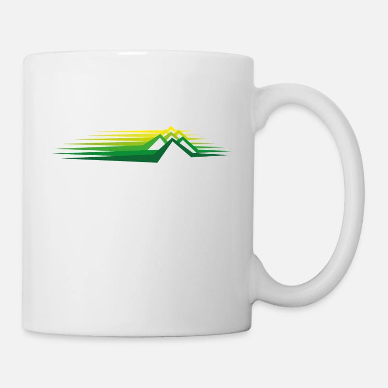 Montagnes - Mug blanc - blanc