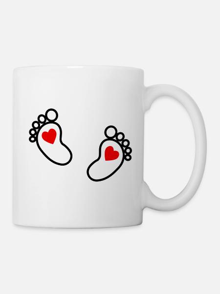 Baby feet - Mug - white