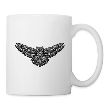 Eule - Tasse - Weiß - Rechts