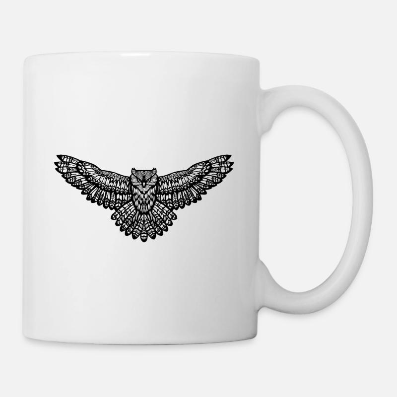 Eule - Tasse - Weiß