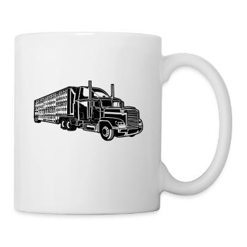 Truck / Truck 01_black - Mug - white - Right