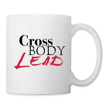 Cross LEAD BODY - Salsa Dance Shirt - Mug blanc - blanc - Droite