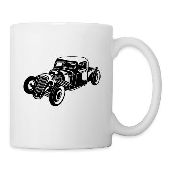 Hot Rod / Rat Rod 08_weiß - Mug blanc - blanc - Droite