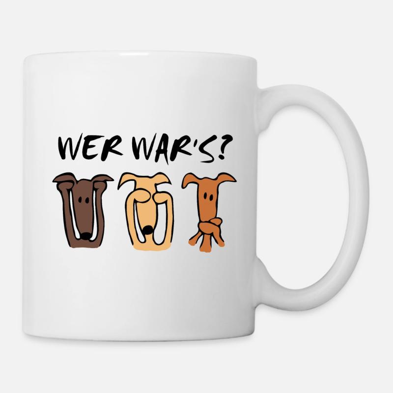 Wer war's - Tasse - Weiß