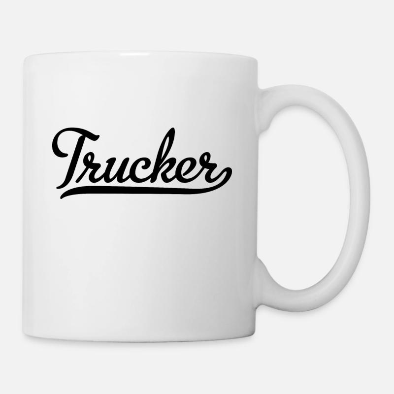 Trucker - Mug - white