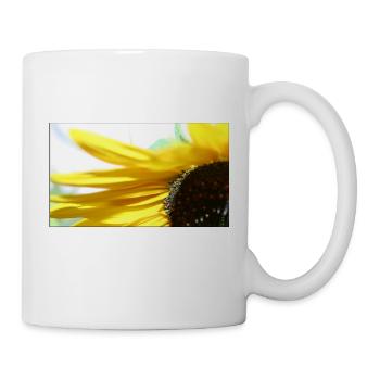 Sonnenblume - Tasse - Weiß - Rechts