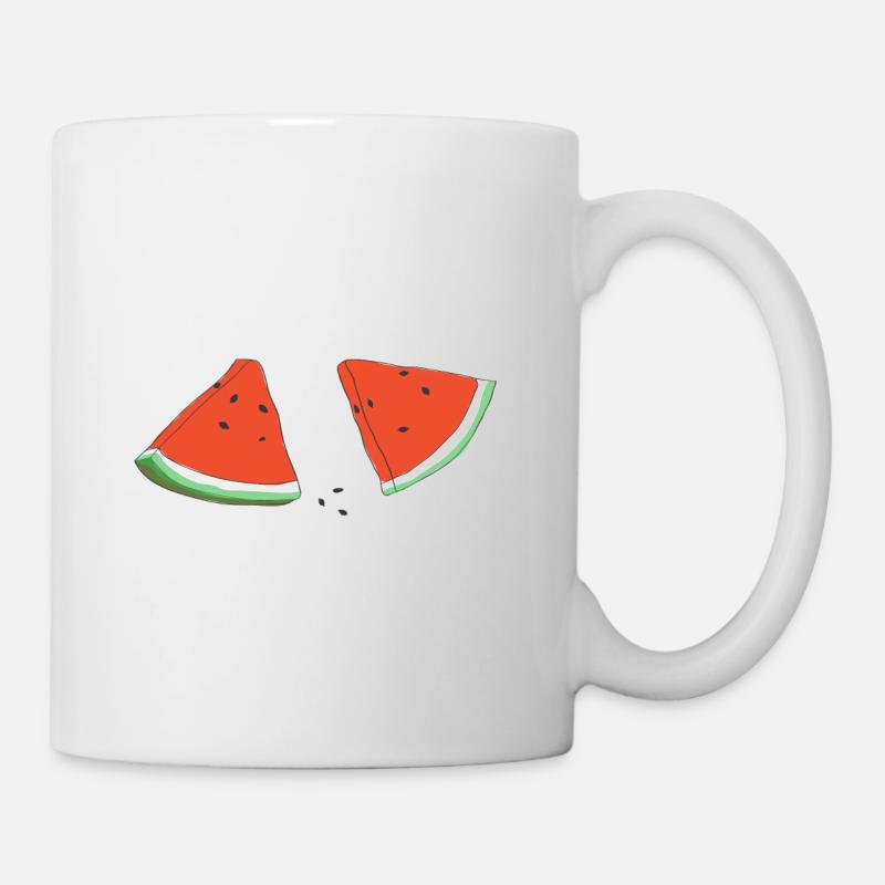 WATERMELON SLICES - Mug - white